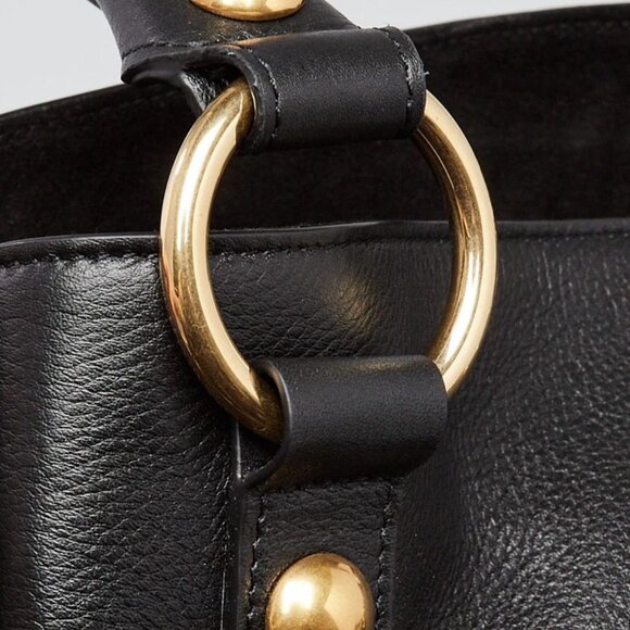 Celine Black Leather Medium Anita Shoulder Bag - Picture 6 of 12